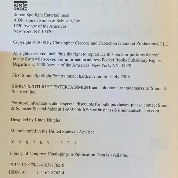 Life with My Sister Madonna Christopher Ciccone 1st Edition Hardcover Book - Picture 3 of 3